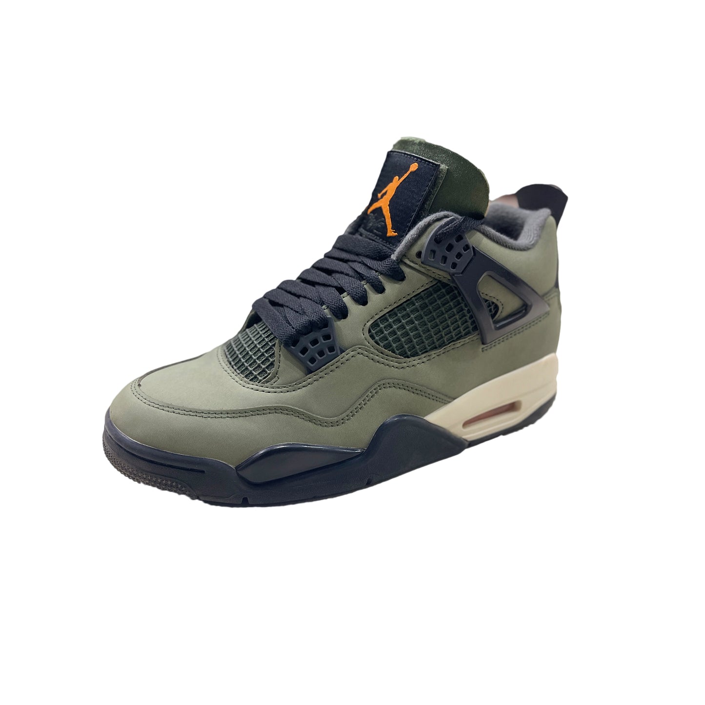 Air Jordan 4 Retro x UNDEFEATED "Deep Green and Clementine" Sneakers